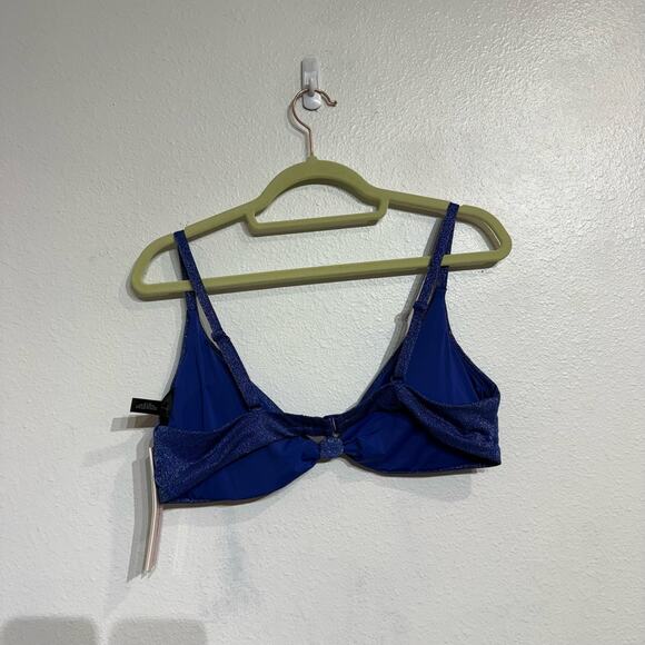 Becca By Rebecca Virtue Green Socialite Ariella Ruffle Bikini Top NWT - Picture 8 of 10